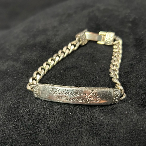 Brighton Jewelry - Brighton Silver Bracelet with Engraving